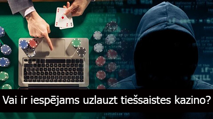 Logotips Vai ir iespējams uzlauzt tiešsaistes kazino?